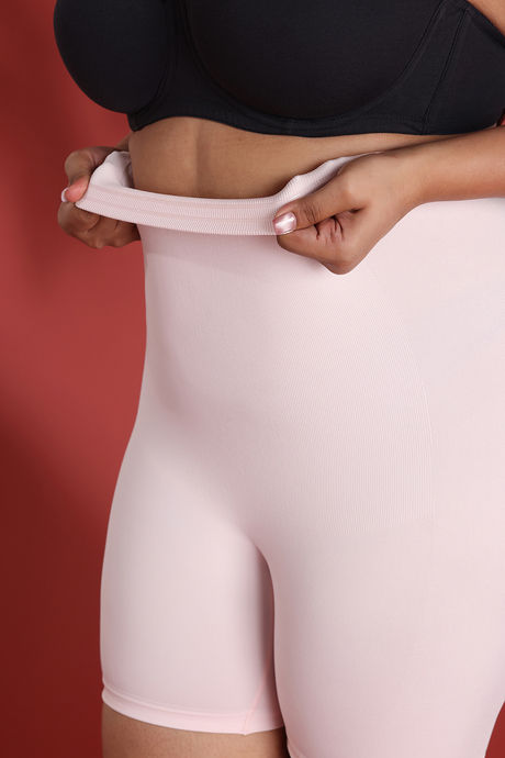 Zivame All Day Seamless Highwaist Thigh Shaper - Crystal Rose — image 12